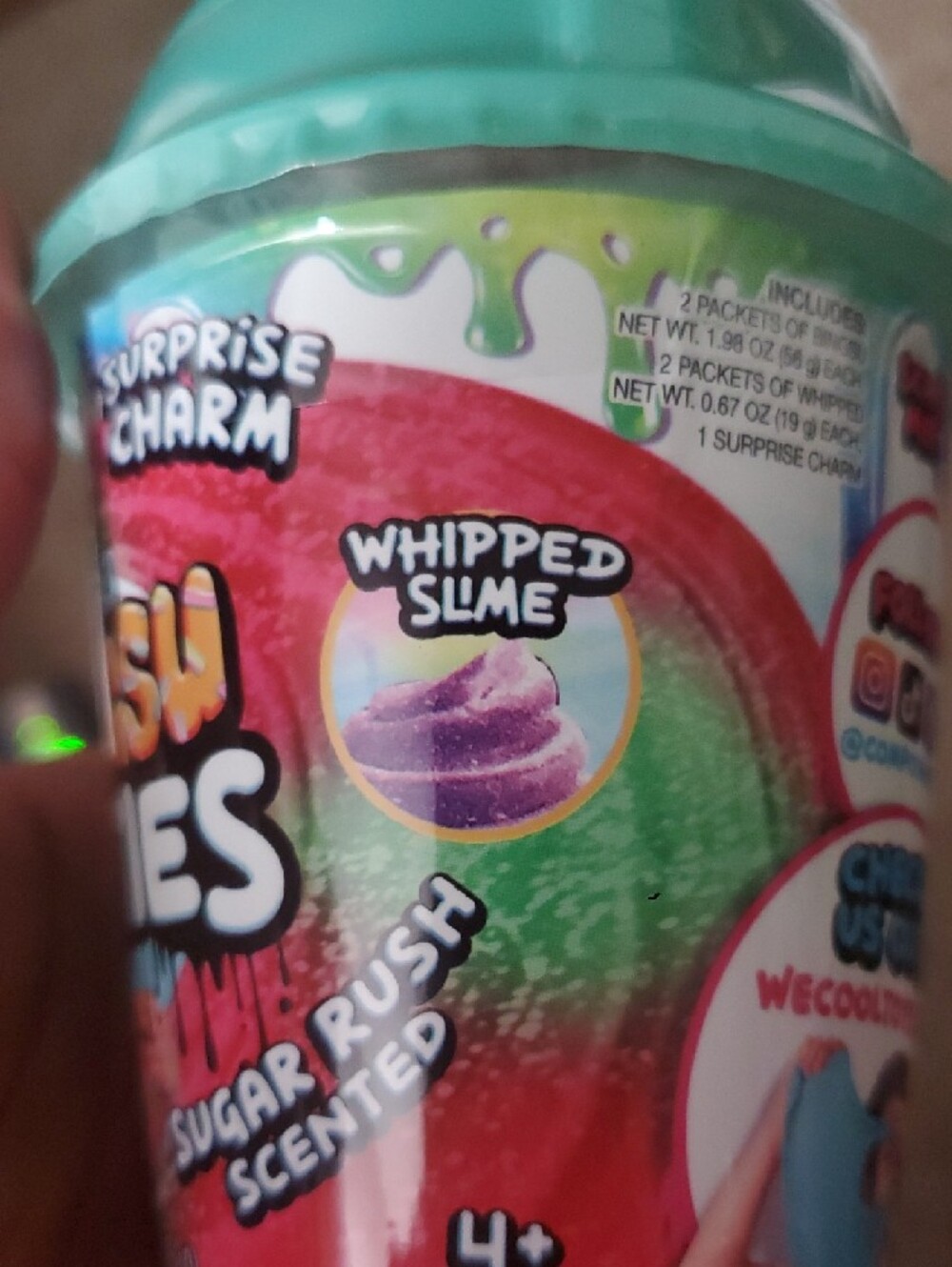 Whipped Bingsu Cuties Sugar Rush Scented Slime Cup - Picture 3 of 5
